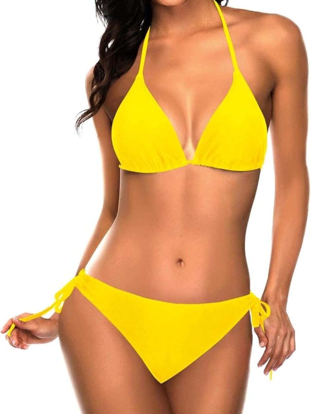 Amazon Women's Triangle Bikini Two Piece - Picture 1 of 5